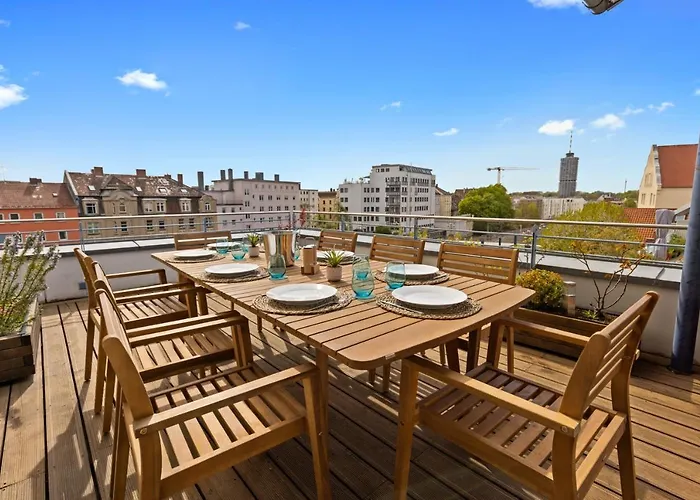 Arbio I Premium Penthouse Apartment Augsburg